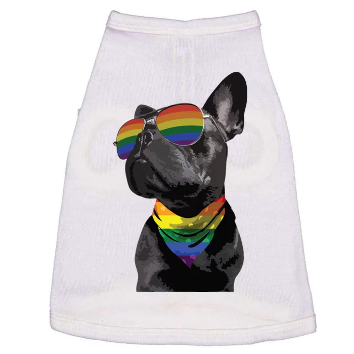 Rainbow French Bulldog Lovers Frenchie LGBTQ Pride Month Doggie Tank