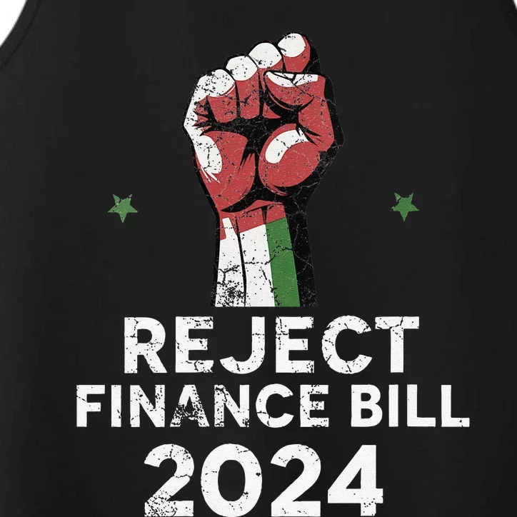 Reject Finance Bill 2024 Performance Tank