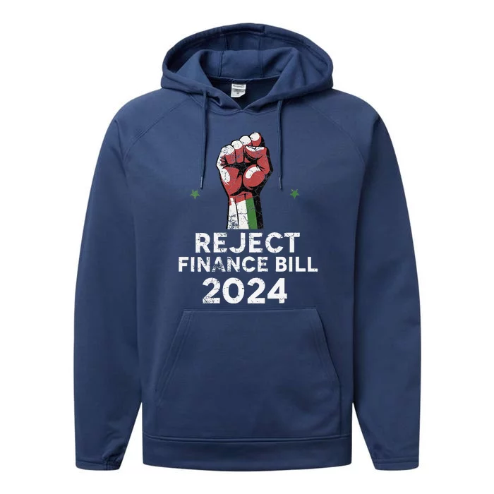 Reject Finance Bill 2024 Performance Fleece Hoodie