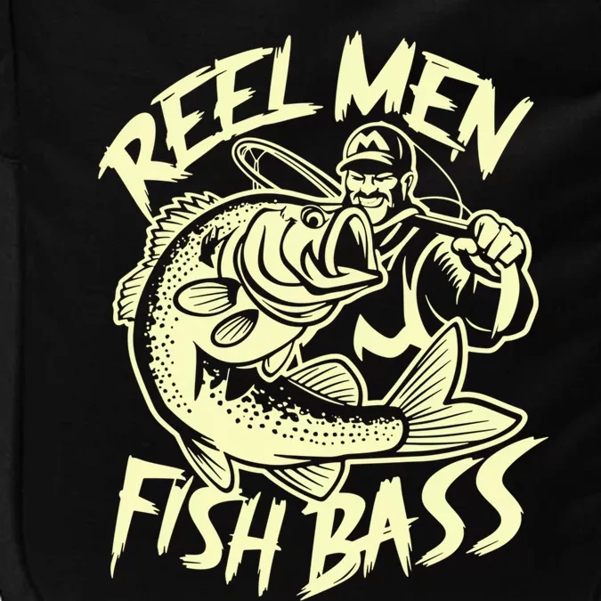 Reel Fish Bass Fishing Gift Impact Tech Backpack