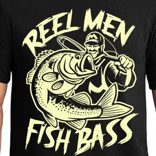 Reel Fish Bass Fishing Gift Pajama Set