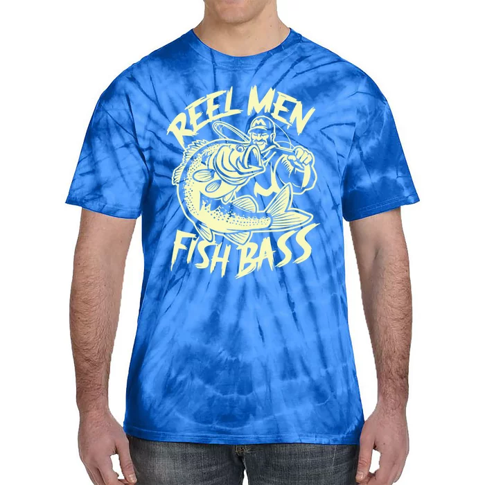 Reel Fish Bass Fishing Gift Tie-Dye T-Shirt