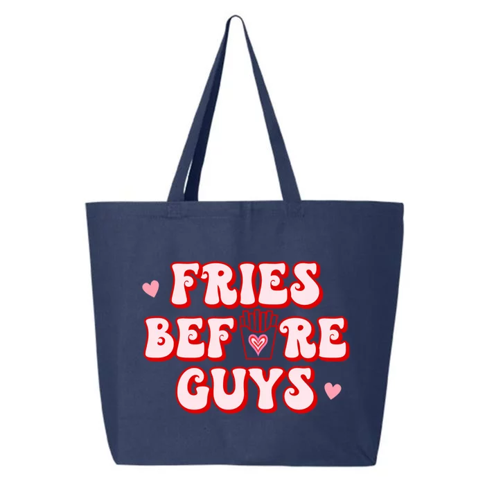 Retro Fries Before Guys French Fires Lover Funny Valentines Meaningful Gift 25L Jumbo Tote