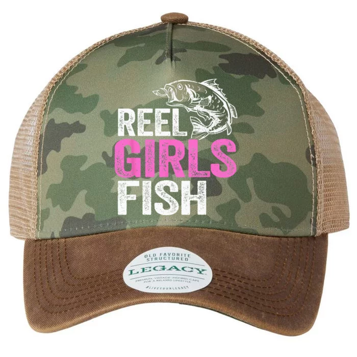 Reel Fish Bass Fishing Funny Fisherwoman Mom Fishing Legacy Tie Dye Trucker Hat