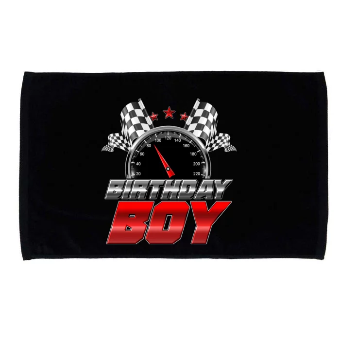 Racing Fan Birthday Boy Speedometer Microfiber Hand Towel