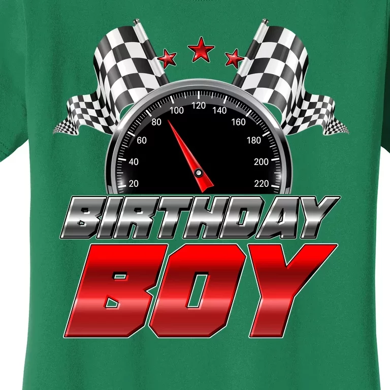 Racing Fan Birthday Boy Speedometer Women's T-Shirt