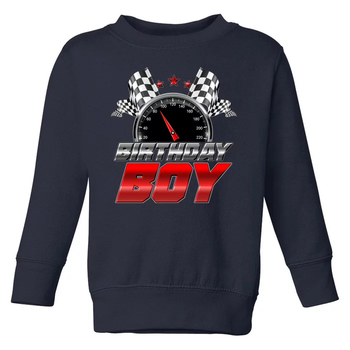 Racing Fan Birthday Boy Speedometer Toddler Sweatshirt