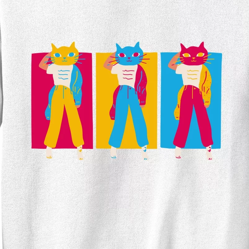 Retro Female Cat Sweatshirt