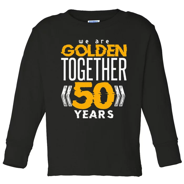 Romantic For Couples 50th Wedding Anniversary Toddler Long Sleeve Shirt