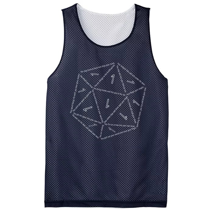 Roll For Comically Bad Outcomes Mesh Reversible Basketball Jersey Tank