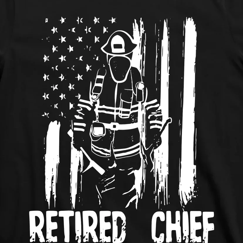 Retired Fire Chief Firefighter Shirts Fireman Gift T-Shirt