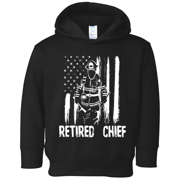 Retired Fire Chief Firefighter Shirts Fireman Gift Toddler Hoodie