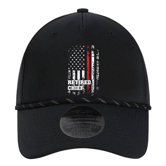 Retired Fire Chief Shirts Firefighter Rank Retirement Gift Performance The Dyno Cap