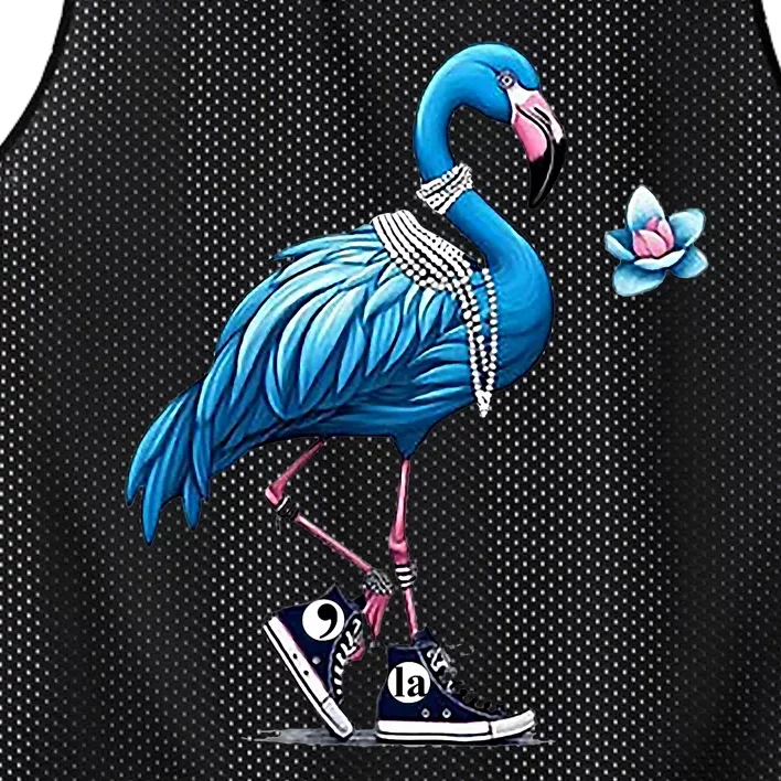 Retro Flamingo Chucks And Pearls Comma La Kamala Harris 2024 Mesh Reversible Basketball Jersey Tank