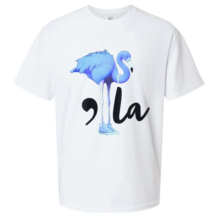 Retro Flamingo Chucks And Pearls Comma La Kamala Harris 2024 Sueded Cloud Jersey T-Shirt