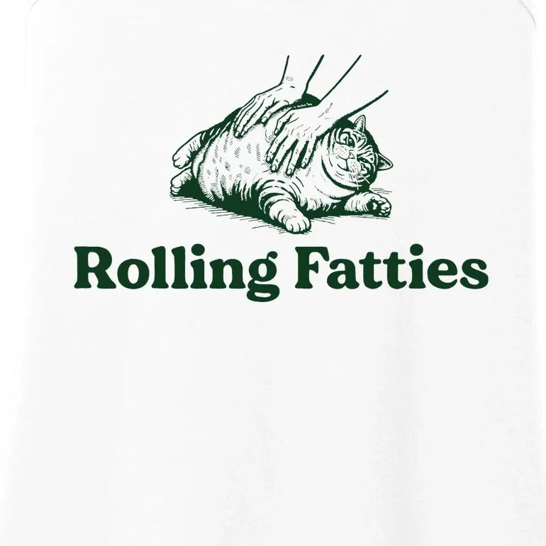 Rolling Fatties Cat Funny Cat Lover Kitten Owner Kitty Ladies Essential Tank