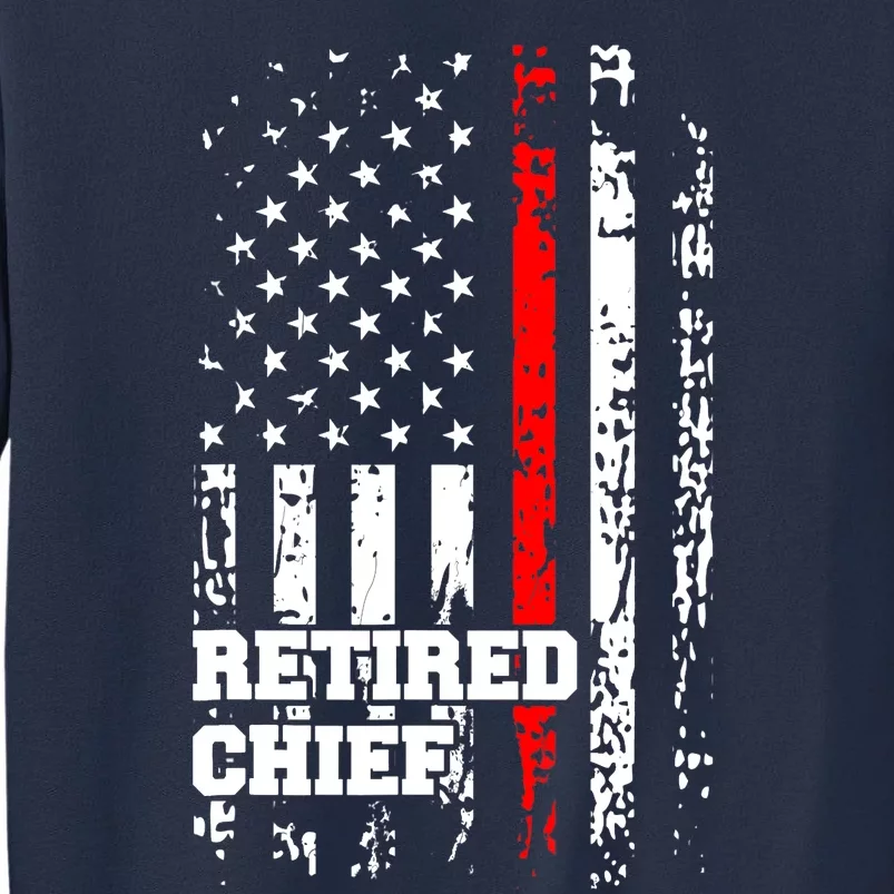 Retired Fire Chief Firefighter Rank Retirement Gift Sweatshirt