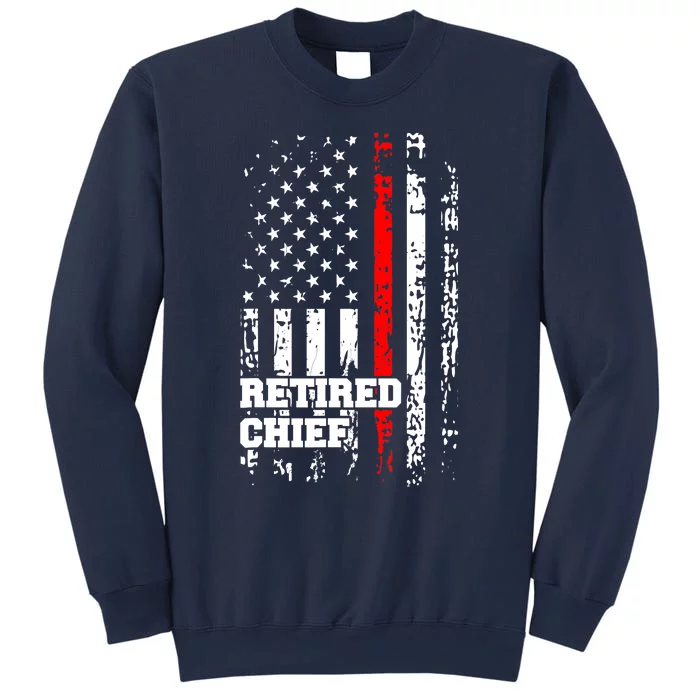 Retired Fire Chief Firefighter Rank Retirement Gift Sweatshirt