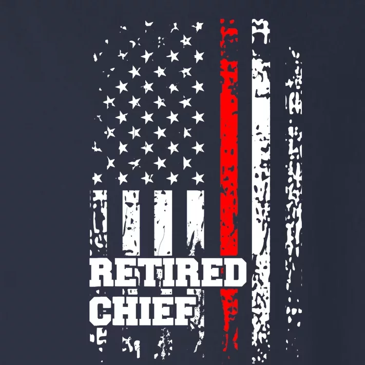 Retired Fire Chief Firefighter Rank Retirement Gift Toddler Long Sleeve Shirt