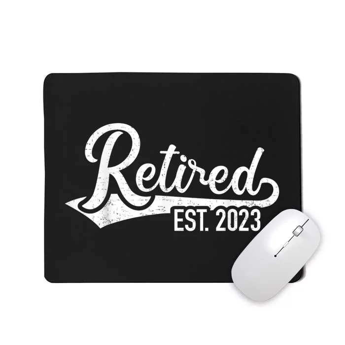 Retired  for coworker retirement and pensioner Mousepad