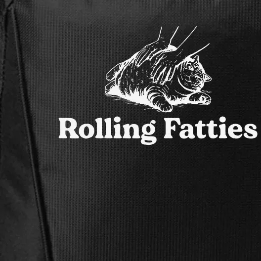 Rolling Fatties Cat Lover Funny Cat Kitten Gift City Backpack