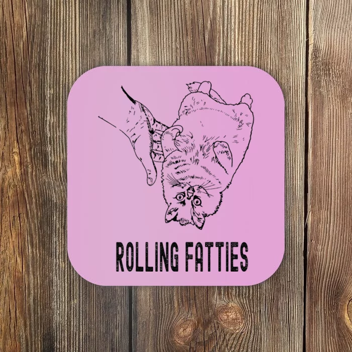 Rolling Fatties Cat Coaster