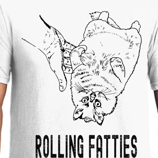 Rolling Fatties Cat Pajama Set