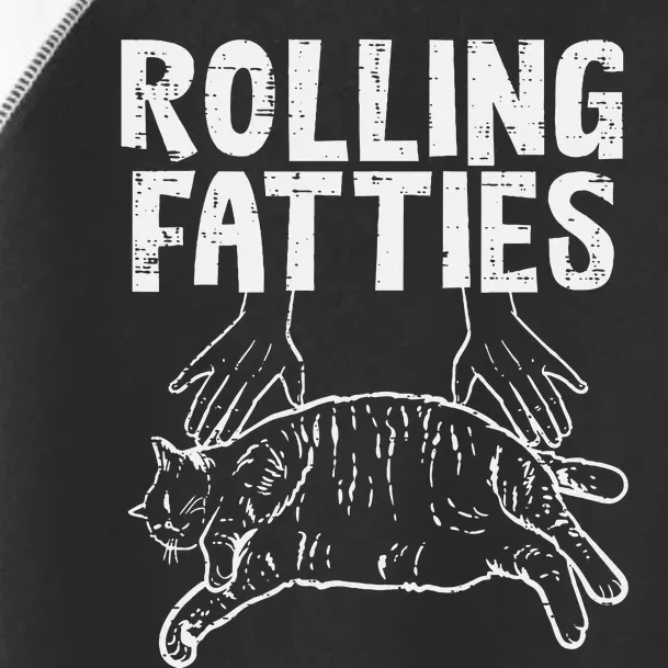 Rolling Fatties Cat Funny Fat Kitten Toddler Fine Jersey T-Shirt