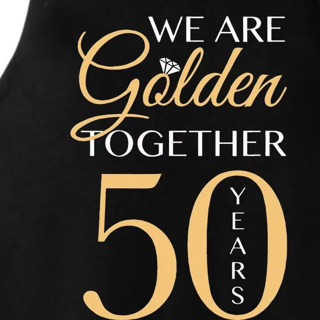 Romantic For Couples 50th Wedding Anniversary Ladies Tri-Blend Wicking Tank