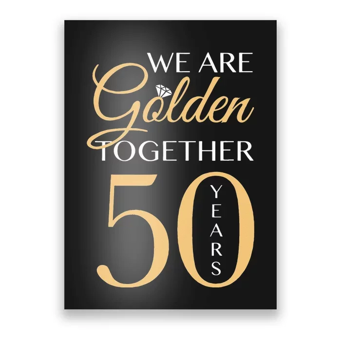 Romantic For Couples 50th Wedding Anniversary Poster