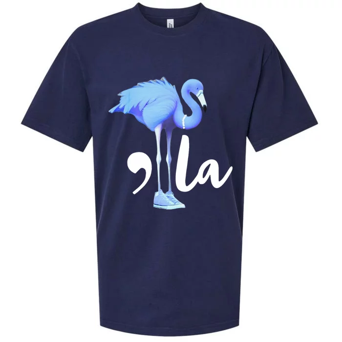 Retro Flamingo Chucks And Pearls Comma La Kamala Harris 2024 Sueded Cloud Jersey T-Shirt