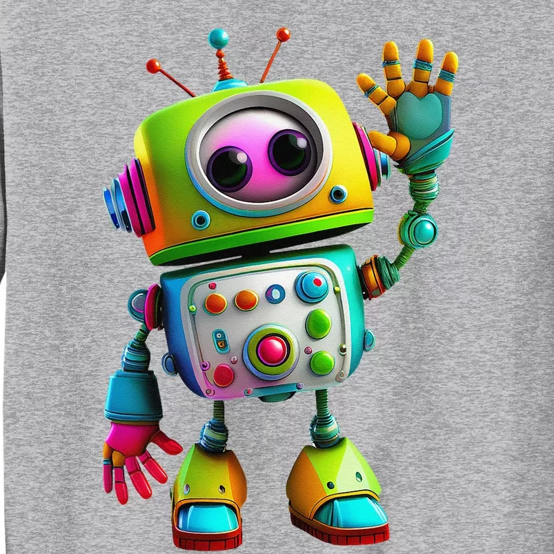 Robot for Cute Happy Tall Sweatshirt