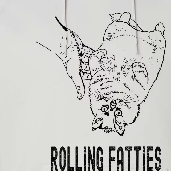 Rolling Fatties Cat Performance Fleece Hoodie