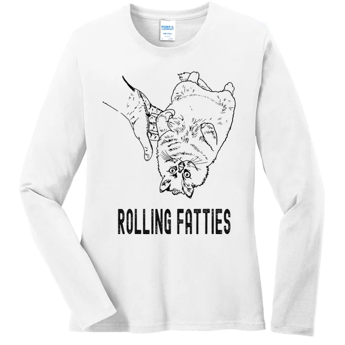 Rolling Fatties Cat Ladies Long Sleeve Shirt