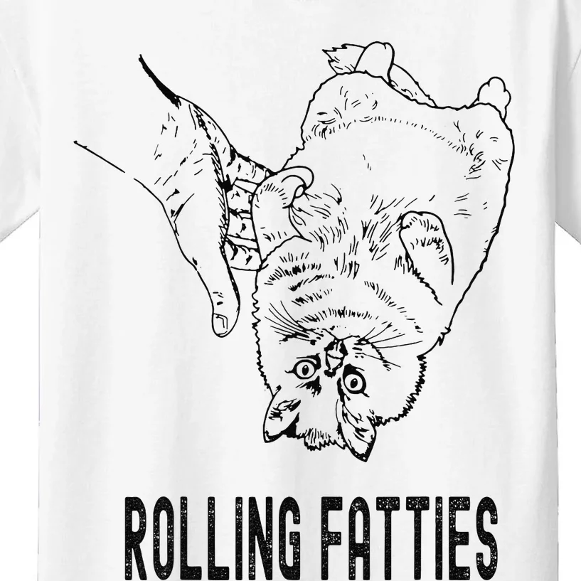 Rolling Fatties Cat Kids T-Shirt