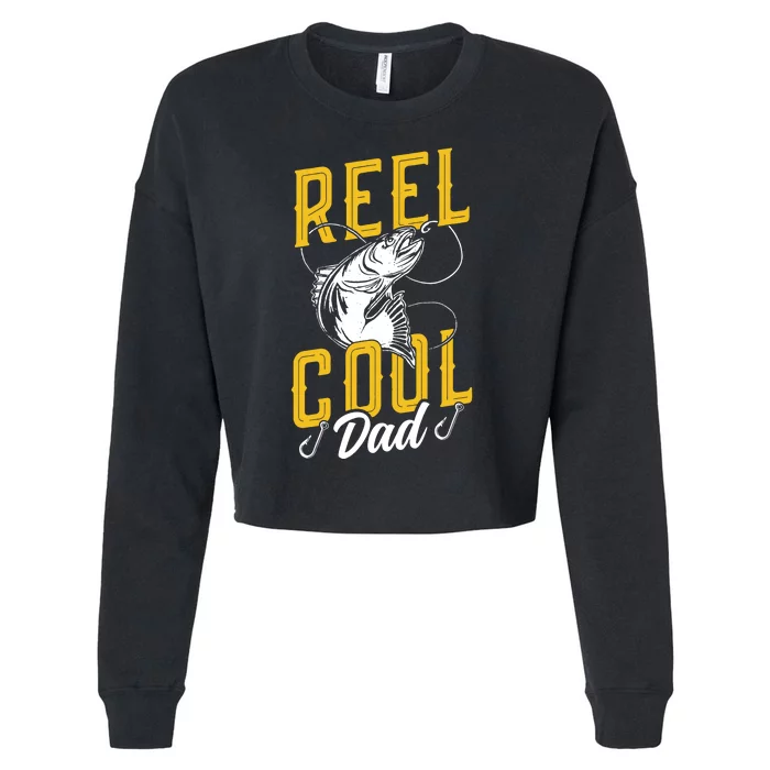 Reel Fisher Cool Dad Retro Cropped Pullover Crew