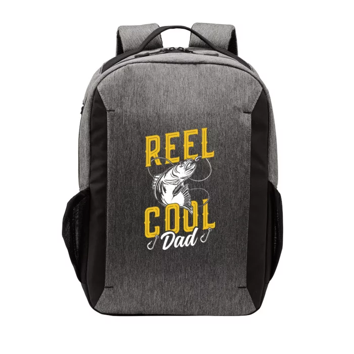 Reel Fisher Cool Dad Retro Vector Backpack