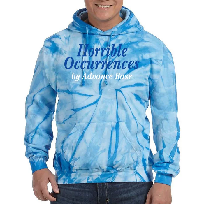 Run For Cover Records Advance Base Horrible Occurrences Tie Dye Hoodie