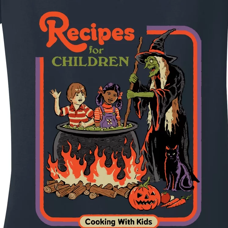 Recipes For Children Women's V-Neck T-Shirt