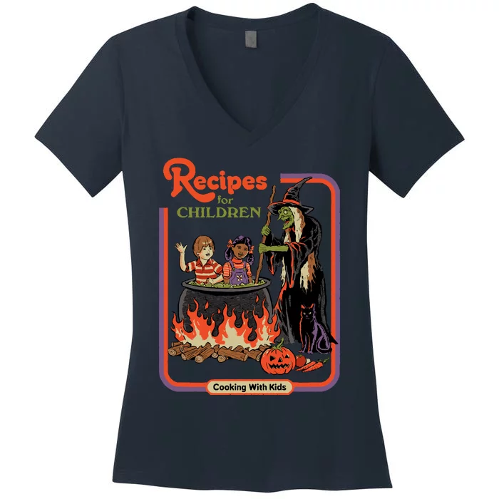 Recipes For Children Women's V-Neck T-Shirt