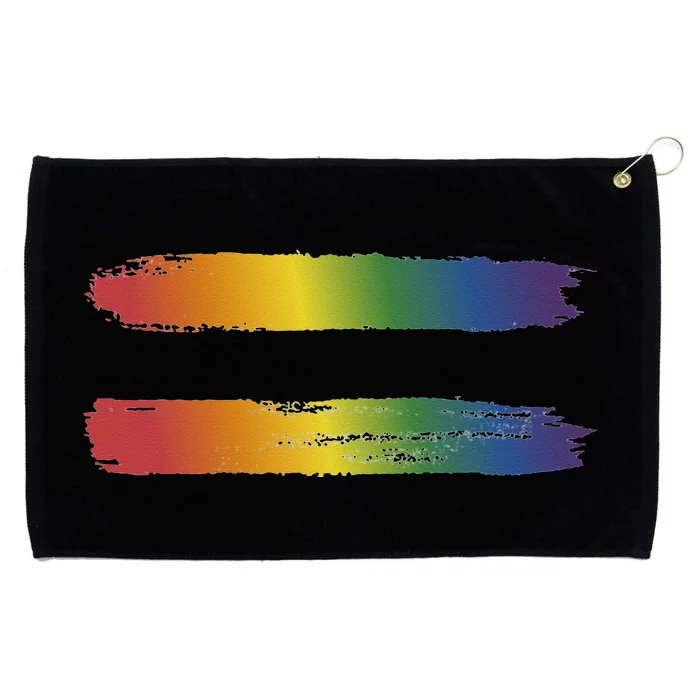 Rainbow Flag Colors For Gay And Lesbian Awareness Month Grommeted Golf Towel