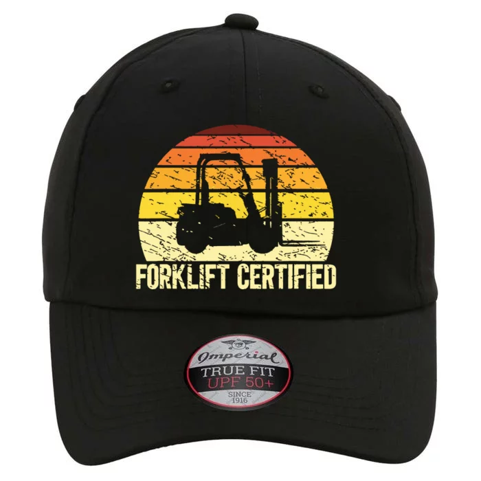 Retro Forklift Certified Forklift Operator Lift Truck Driver The Original Performance Cap