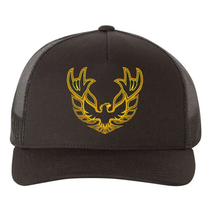 Rockin Firebird Classic Detroit Muscle Car Transam Yupoong Adult 5-Panel Trucker Hat