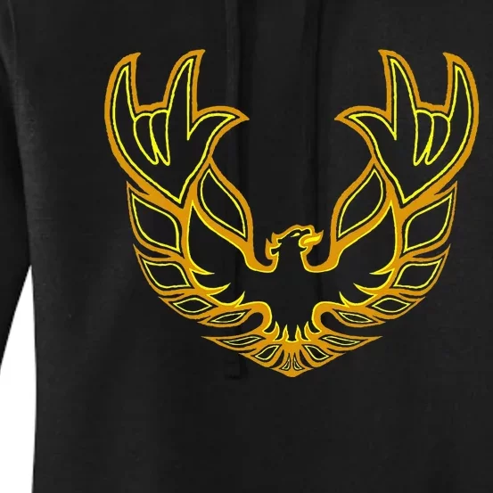 Rockin Firebird Classic Detroit Muscle Car Transam Women's Pullover Hoodie