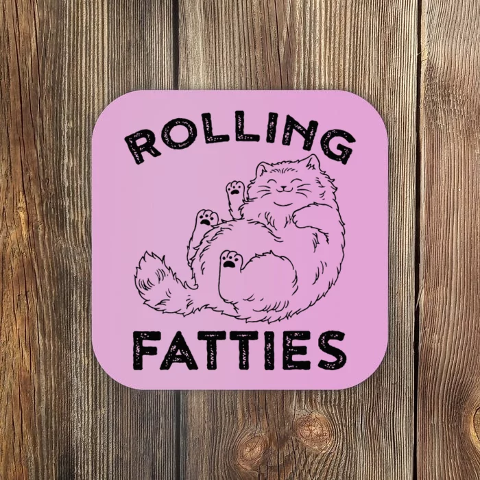 Rolling Fatties Ca Funny Cat Coaster