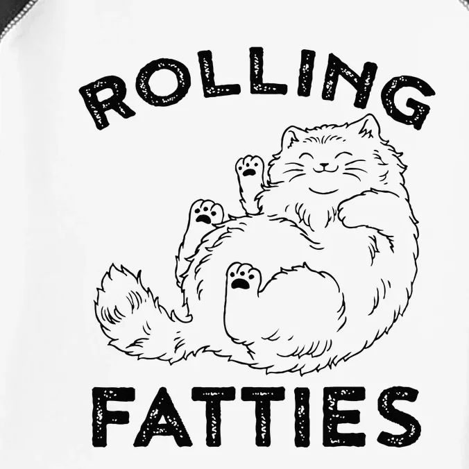 Rolling Fatties Ca Funny Cat Infant Baby Jersey Bodysuit