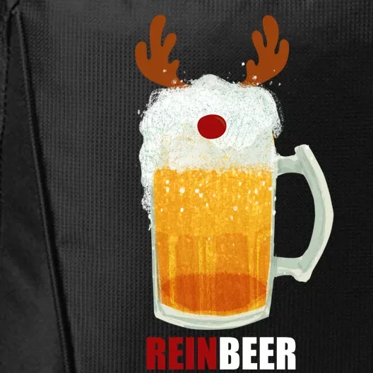 Reinbeer Funny Christmas Holiday Beer Lover City Backpack