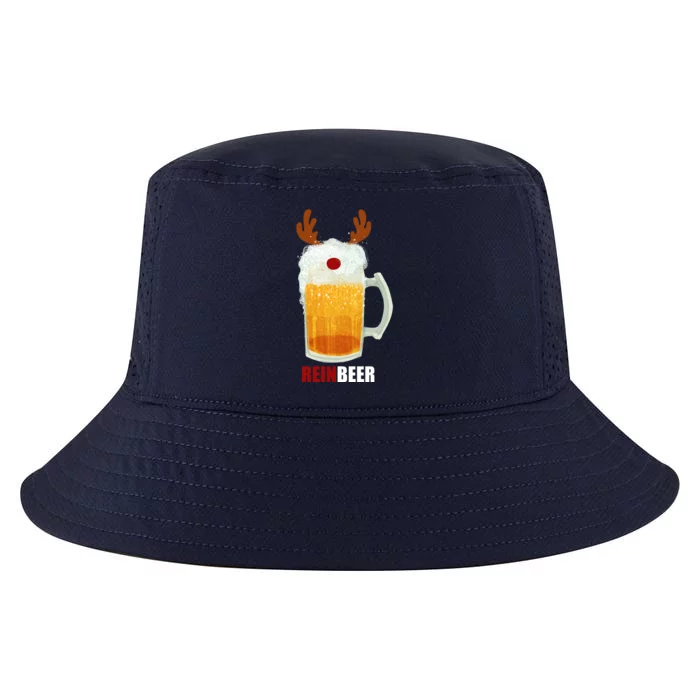 Reinbeer Funny Christmas Holiday Beer Lover Cool Comfort Performance Bucket Hat