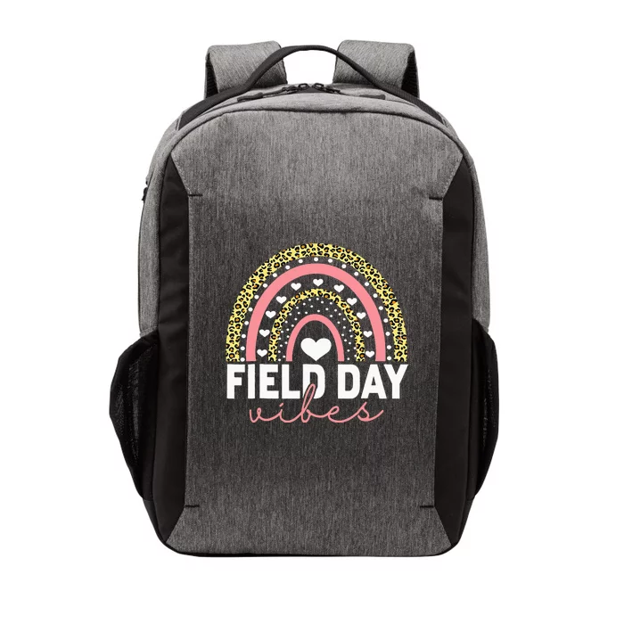 Rainbow Field Day Vibes Last Day of School Field Day Teacher Vector Backpack