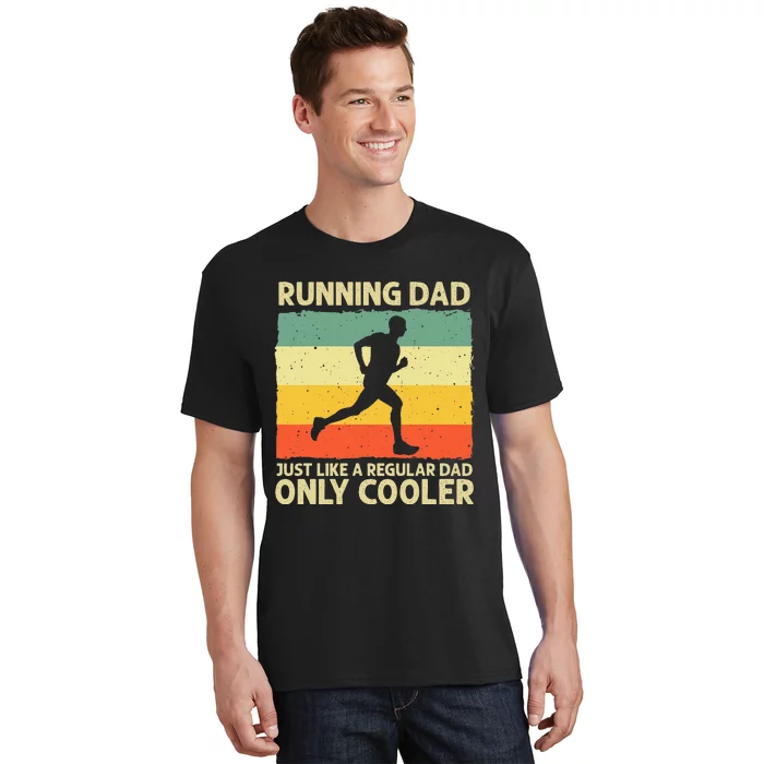 Running For Dad Marathon Runner Coach Marathoner T-Shirt